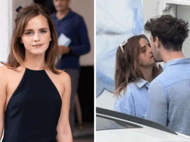 Emma Watson kisses new boyfriend Kieran Brown