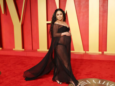 Vanessa Hudgens pregnant at the 2024 Oscars