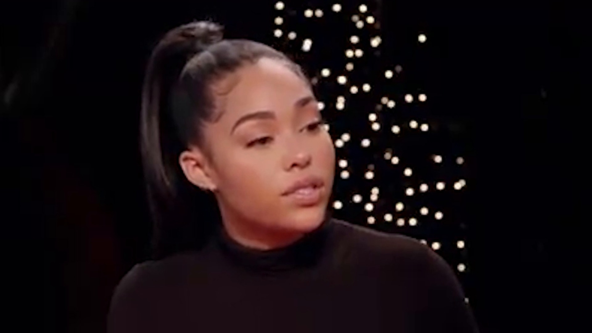 Jordyn Woods explained how Tristan Thompson first kissed her