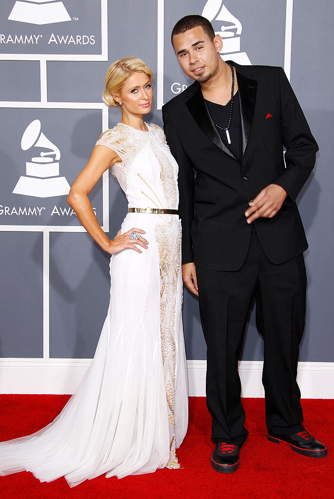 Paris Hilton and Afrojack and the 54th Annual GRAMMY Awards