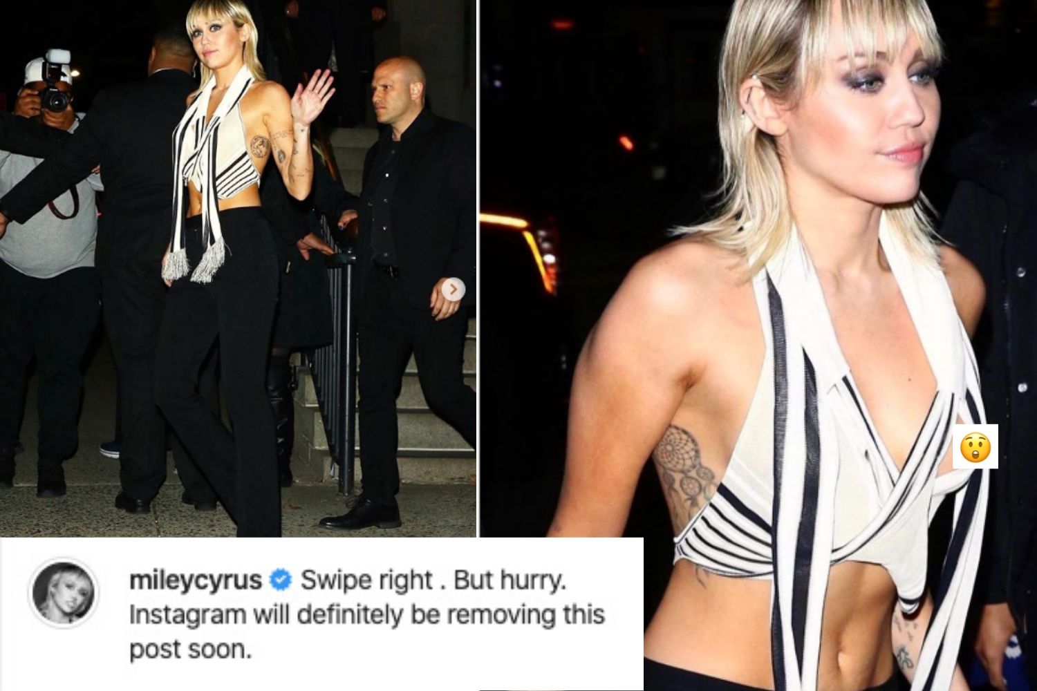 Miley Cyrus shares pictures of wardrobe malfunction after her major runway  moment at New York Fashion Week | WHO