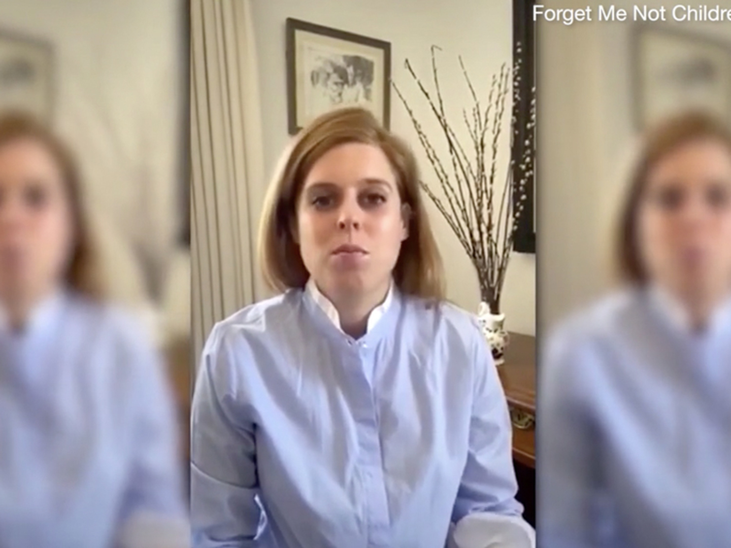 Princess Beatrice speaks from her London home in support of children’s hospice