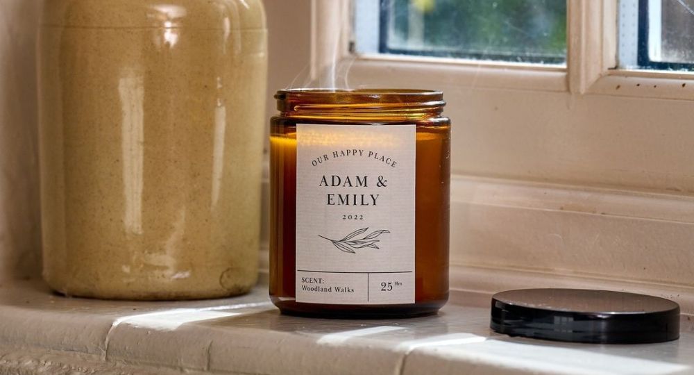 Light up the room with the best personalised candles to gift or add to your own collection